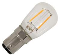 Huismerk Buislamp LED filament 1W (vervangt 10W) bajonetfitting Ba15d 26x58 mm