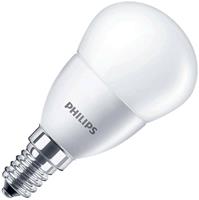 Philips kogellamp LED mat 5,5W (vervangt 40W) kleine fitting E14
