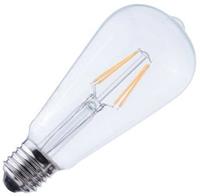 Huismerk Edison lamp LED filament helder 4,0W (vervangt 40W) grote fitting E27