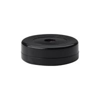 Meubelpootjes PVC glijder zwart diameter 3 cm (zakje 8 stuks)