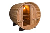 Barrel Sauna Rustic 7+1 ft. - Fonteyn