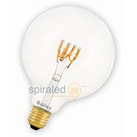 bailey Spiraled Leslie LED filament helder 4W (vervangt 40W) grote fitting E27 125mm