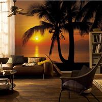 Komar Palmy Beach Sunrise Fototapete 368x254cm