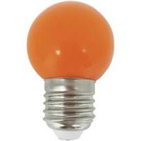 LightMe LED-lamp E27 Oranje 0.5 W Kogel 1 stuks