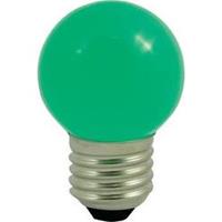 LightMe LED-lamp E27 Groen 0.5 W Kogel 1 stuks