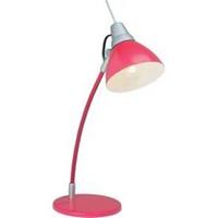 Brilliant Vrolijk gekleurde tafellamp roze, op voetstuk