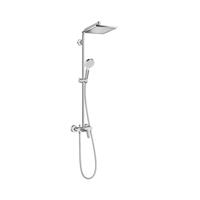 Showerpipe CROMETTA E 240 1JET DN 15, mit Einhebelmischer chrom - Hansgrohe