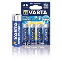 Batterij Varta Longlife Power 4xAA | 20 stuks