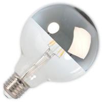 Calex globelamp kopspiegel LED filament 4W (vervangt 40W) grote fitting E27 zilver 95mm