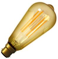 Calex Edison lamp LED filament 4W (vervangt 40W) bajonetfitting B22d goud