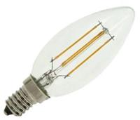 Huismerk Kaarslamp LED filament 3W (vervangt 30W) kleine fitting E14