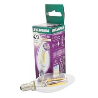 Sylvania LED kaarslamp E14 ToLEDo filament 4,5W 827 helder