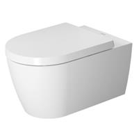 duravit Me by Starck Wand-WC, Tiefspüler, Durafix inklusive, 4,5 l, 370 x 570 mm, Farbe: Innenfarbe Weiß, Außenfarbe Weiß, mit HygieneGlaze - 2528092000