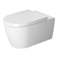 Duravit Wand-WC (ohne Deckel) me by Starck 570 mm Tiefspüler, rimless, rafix, weiß HygieneGlaze, 2529092000