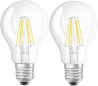 LED-Lampe OSRAM BASE CLASSIC A, E27, Leuchtmittel Birne Kolbenform warmweiß