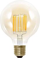 Segula LED globe lamp 95mm 6W E27 filament  dimbaar goud 50292
