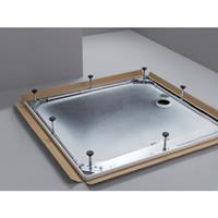 Bette douchebakdrager/-poten/-frame frame staal (lxbxh) 900x750x65 - 120mm verzwaarde uitvoering
