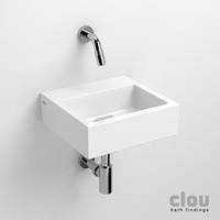 Clou - Flush 1 Waschbecken ohne Hahnloch 28x27 cm Weiß - weiß