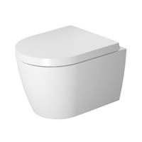 Duravit Wand-WC (ohne Deckel) me by Starck compact 480 mm Tiefspüler, rimless, rafix, weiß Wondergliss, 25 x 1