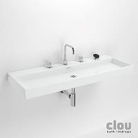 Clou Wash Me wastafel 110 cm wit keramiek