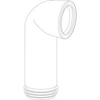 WISA 303E toiletafvoermanchet bocht 23,5 cm, wit
