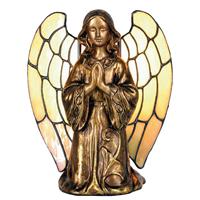 Clayre & Eef Tiffany tafellamp engeltje met vleugels