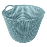 Curver knit mand - 30 liter - misty blue