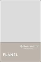 romanette Flanellen Lakens  Zilver-150 x 250 cm