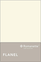 romanette Flanellen Lakens  Ecru-150 x 250 cm