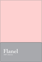 romanette Flanellen Lakens  Roze-240 x 260 cm