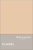 romanette Flanellen Lakens  Zand-240 x 260 cm