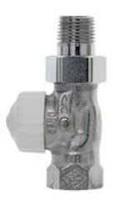 HEIMEIER Thermostatventil, V-exact II Durchgang, 1/2'', Kvs 0,86, RG-vernickelt 3712-02.000