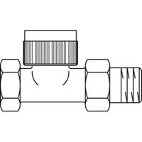 Oventrop Thermostatische radiatorafsluiter F 1/2 recht Kvs 0,32 m3 h 1180704