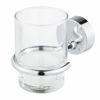 Geesa 27 Collection glashouder met glas chroom