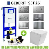 Geberit UP320 Toiletset set26 Best Design Schnell met Sigma drukplaat