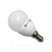 BIOleDEX E14 3W LED-Lampe Tema in Tropfenform