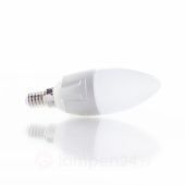 Lindby E14 6W 830 LED-Lampe in Kerzenform warmweiß
