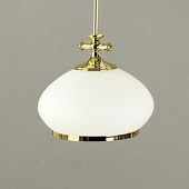ORION EMPIRA - kleine hanglamp m. opaalglas, diam. 24 cm