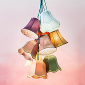 Kare Design Hanglamp Saloon Flowers 9
