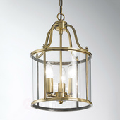 ORION Hanglamp Rieka, ronde lantaarnvorm, 25 cm