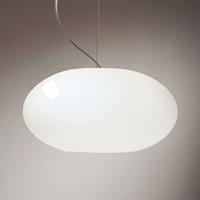 Casablanca AIH, strakke hanglamp, 28 cm, wit glanzend