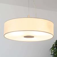 Lampenwelt Josia - elegante hanglamp in wit