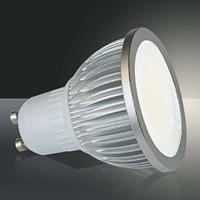 Lampenwelt GU10 5W 830 230V LED-reflectorlamp, 90°