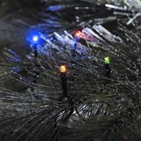 Mikro LED-Leichtketten, 40 x multicolor, schwarzes Kabel - Konstsmide