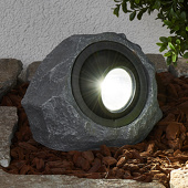 Lindby Leuchtender Solarstein Lior mit LED