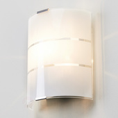 Lampenwelt Glas-wandlamp Vincenzo