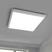 Lampenwelt Discrete LED plafondlamp Augustin, IP54 40 cm