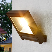 Lampenwelt Donkergrijze LED spot Maico voor buiten
