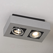 Lampenwelt Tweelamps LED-plafondlamp Vince