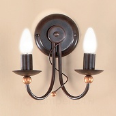 ORION 2-lichts wandlamp GARDA in landhuisstijl